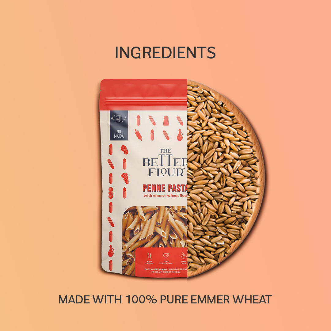 Emmer Wheat Penne Pasta