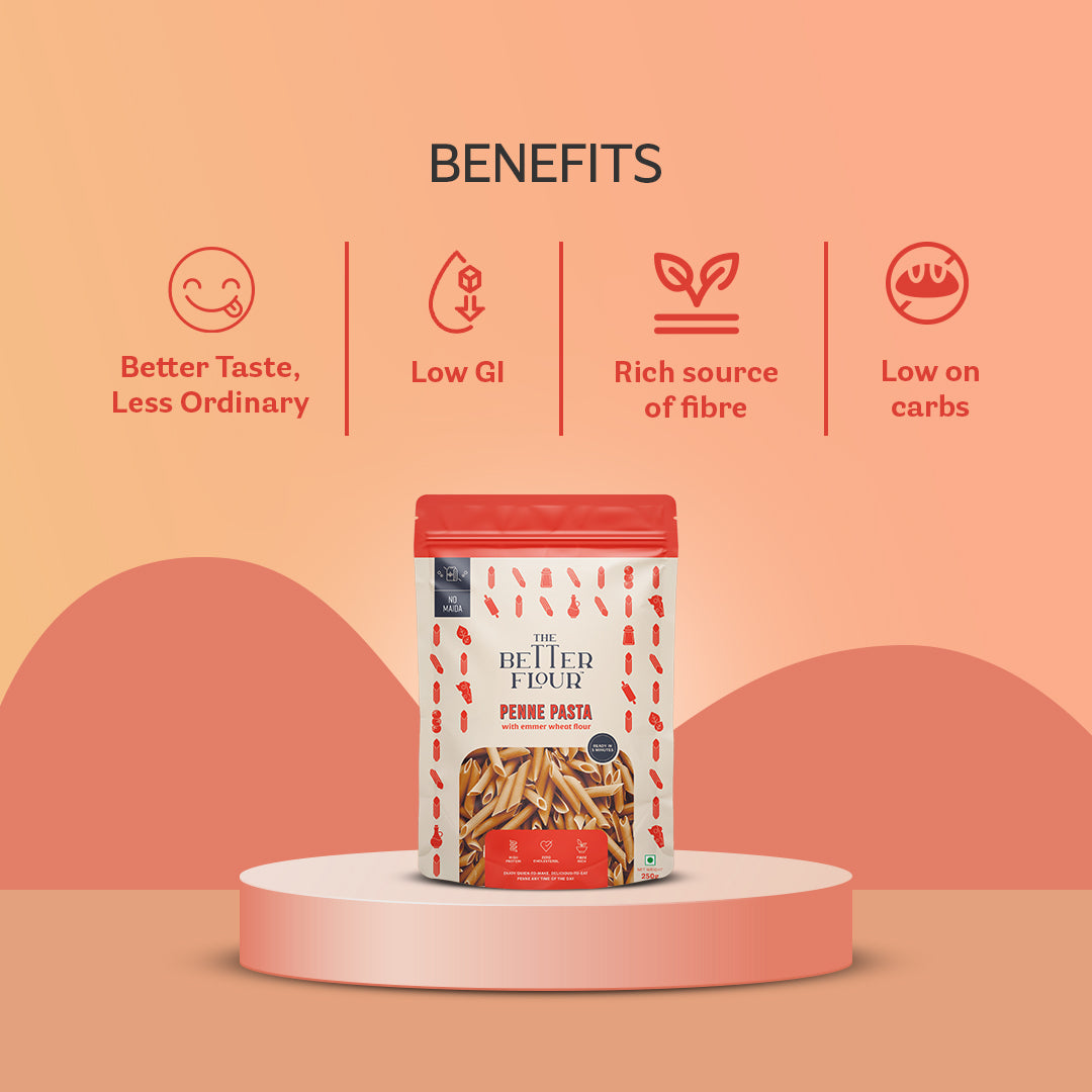 Emmer Wheat Penne Pasta
