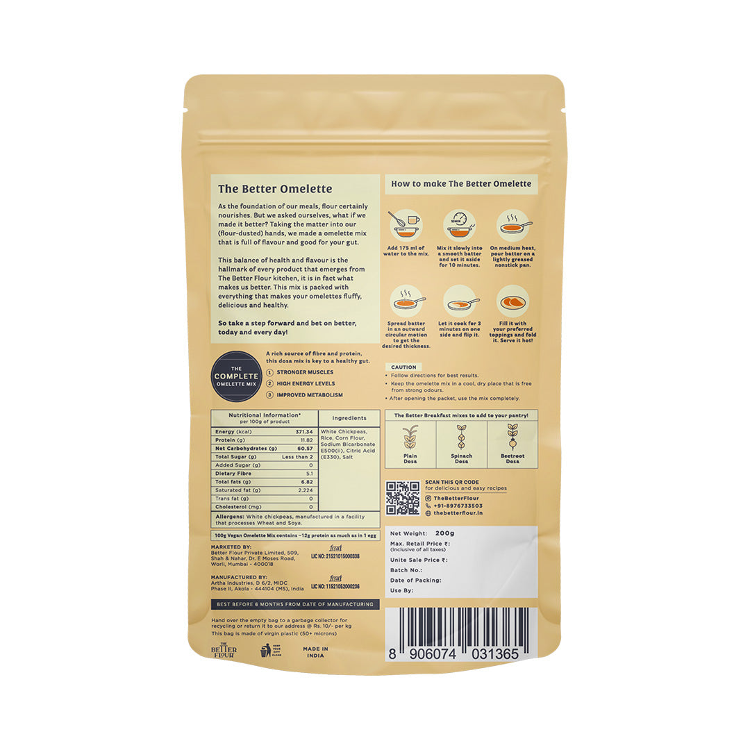 Instant Vegan Omelette Mix