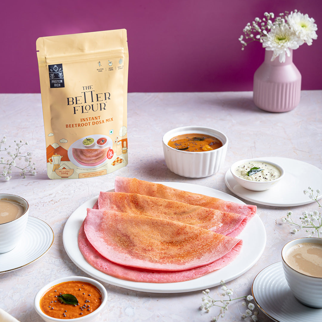 Instant Beetroot Dosa Mix _