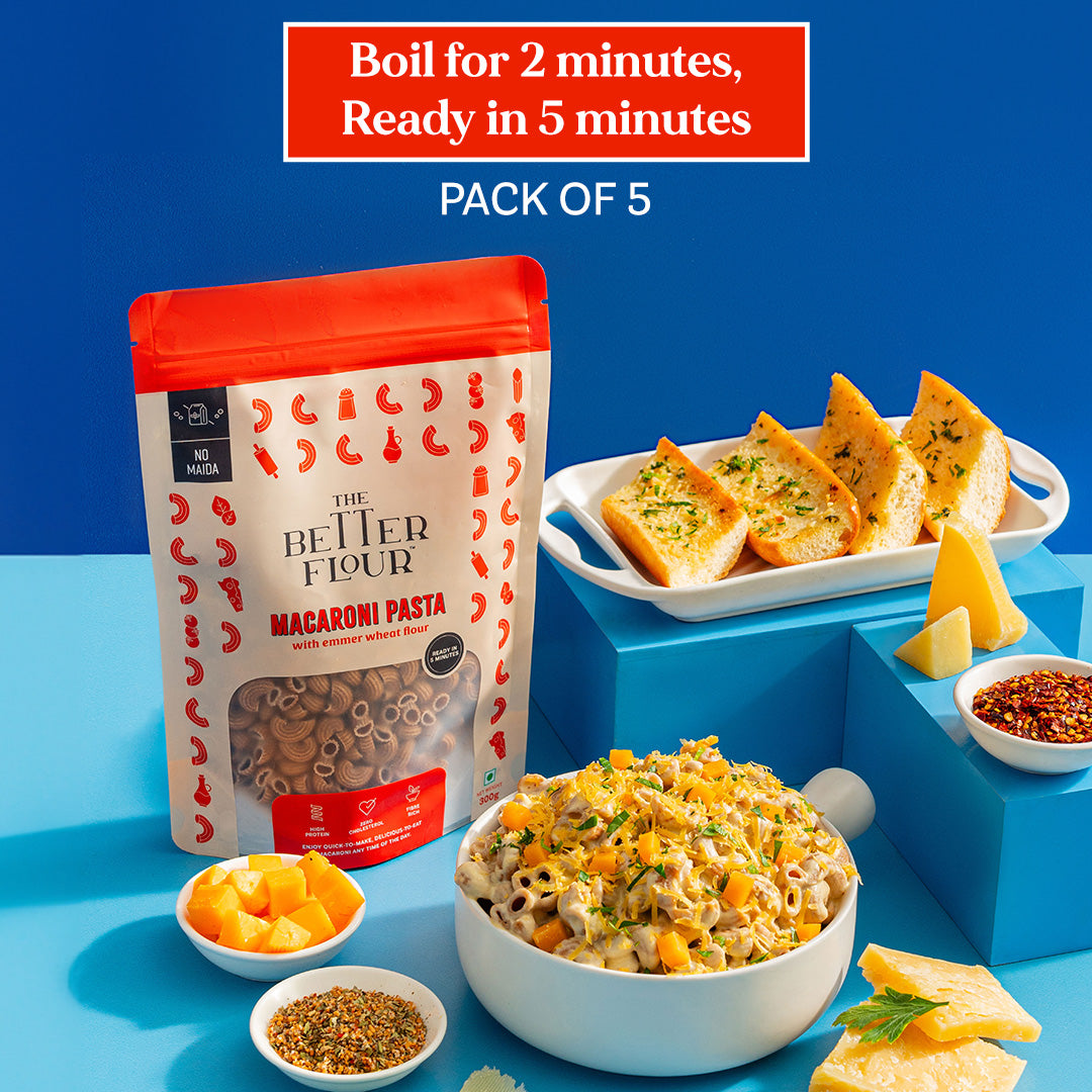 Emmer Wheat Macaroni Pasta Combo