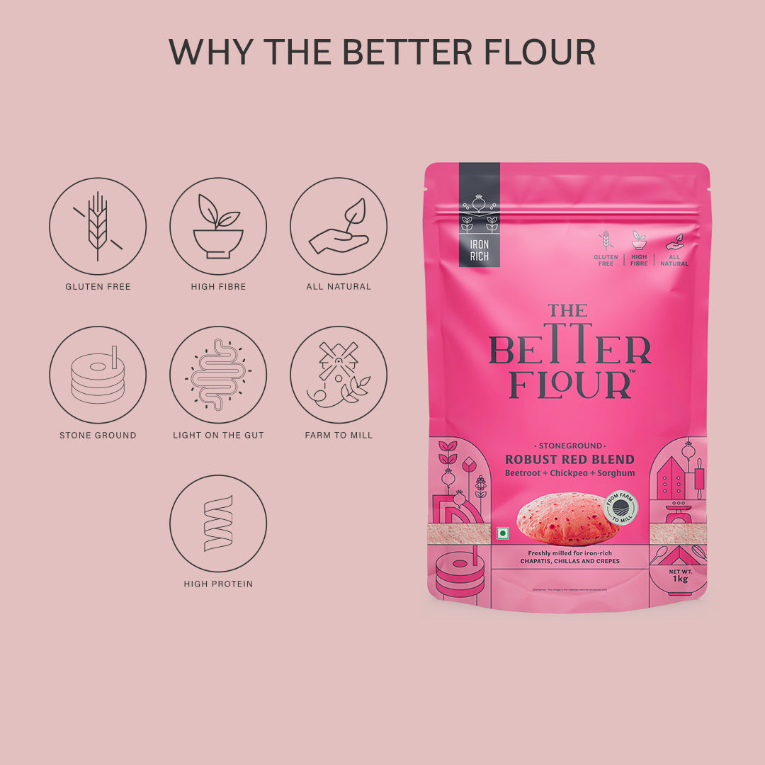 Robust Red Flour Blend 1 kg x 5