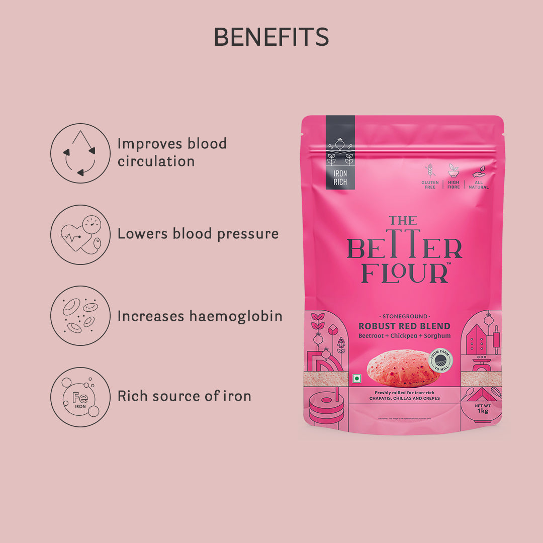 Robust Red Flour Blend 1 kg x 5