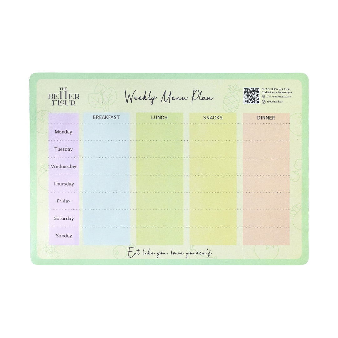 Magnetic Rewritable Weekly Meal Planner