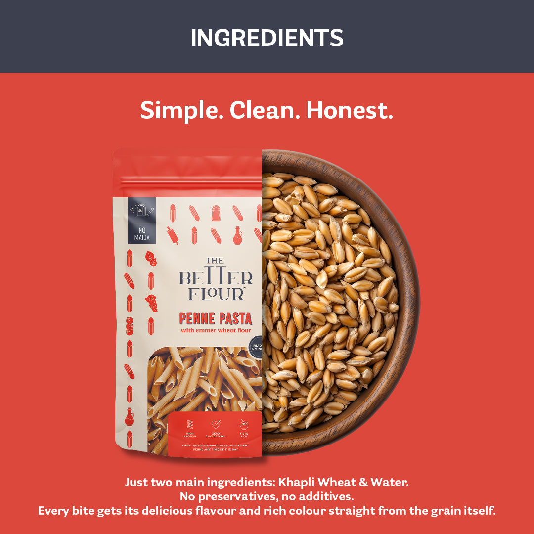 Emmer Wheat Penne Pasta