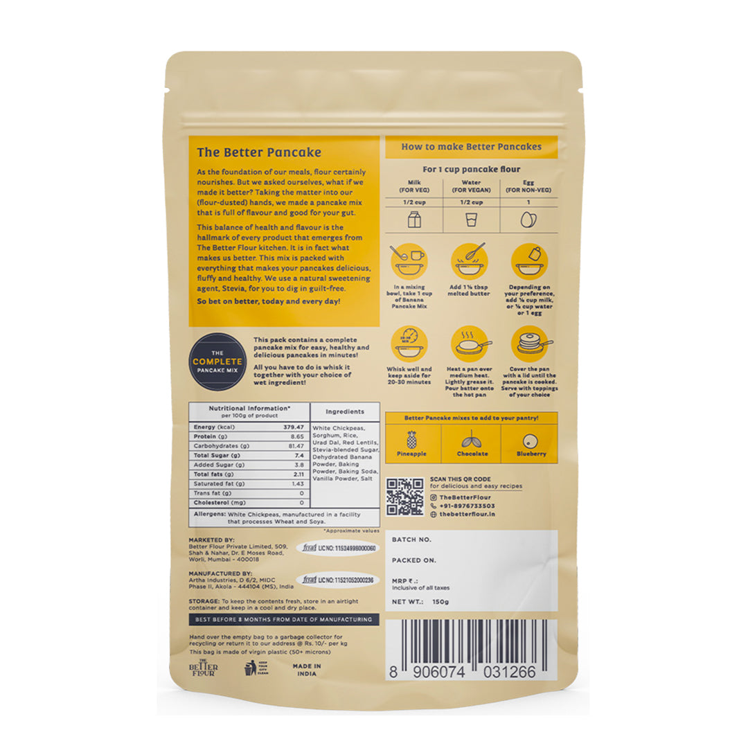 Banana Pancake Mix 150g X 3