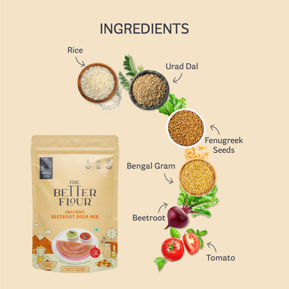 Instant Beetroot Dosa Mix _