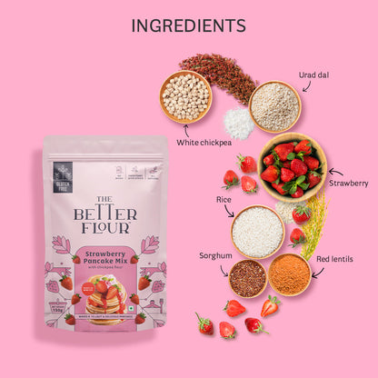 Strawberry Pancake Mix 200g_