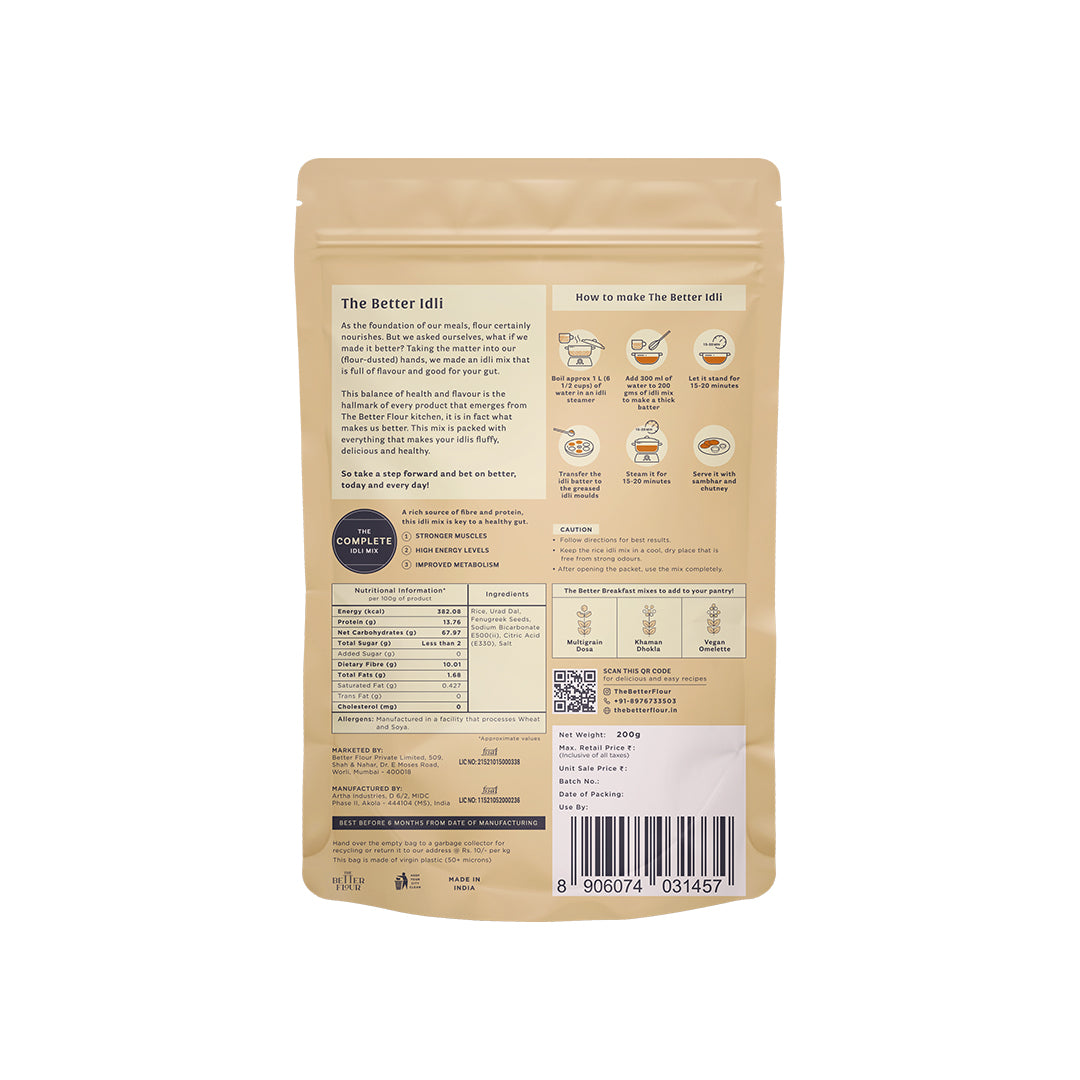 Instant Rice Idli Mix
