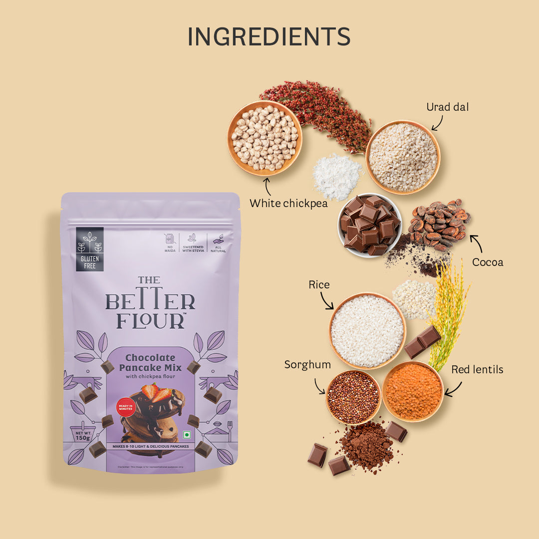 Chocolate Pancake Mix Single Pack
