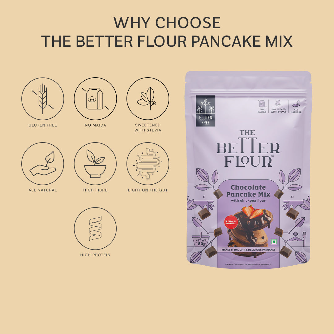 Chocolate Pancake Mix Single Pack