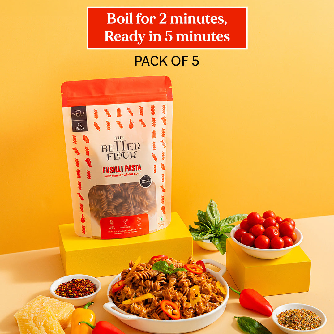 Emmer Wheat Fusilli Pasta Combo